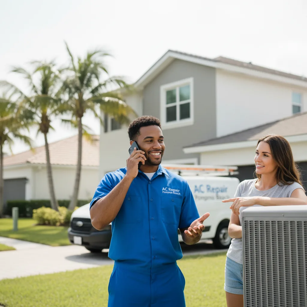 AC Repair Pompano Beach customer support in Brashear